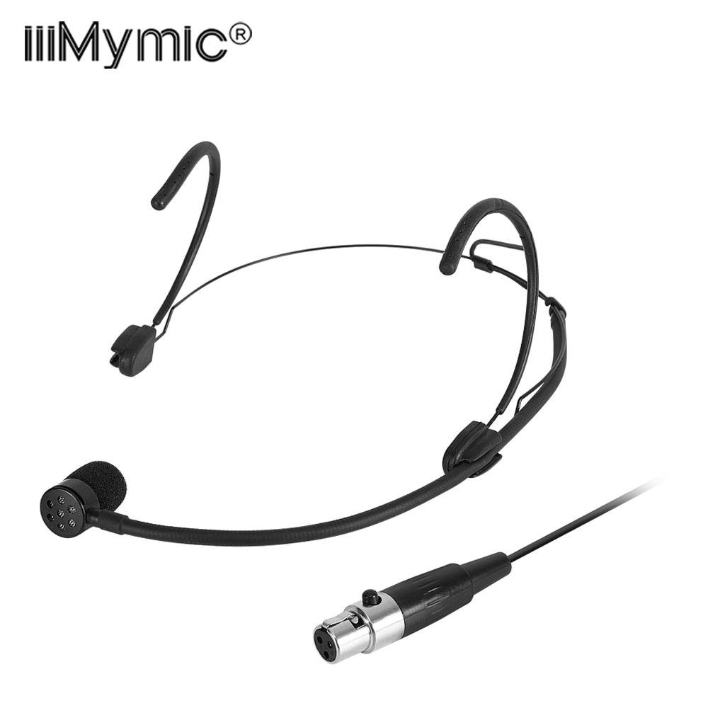 Xlr Microphone Condenser - Iiimymic Unidirectional Black Headset Microphone 3
