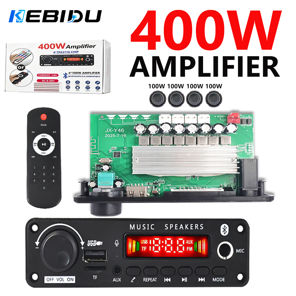 Audio Music Volume - KEBIDU 400W Amplifier Car MP3 Player