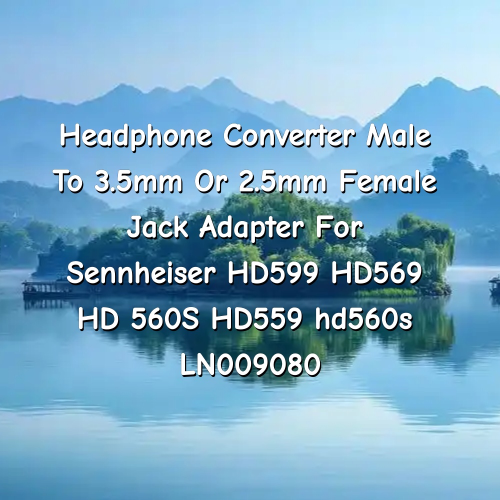 Sennheiser Headphone Hd 560S - Headphone Converter Male To 3.5mm Or