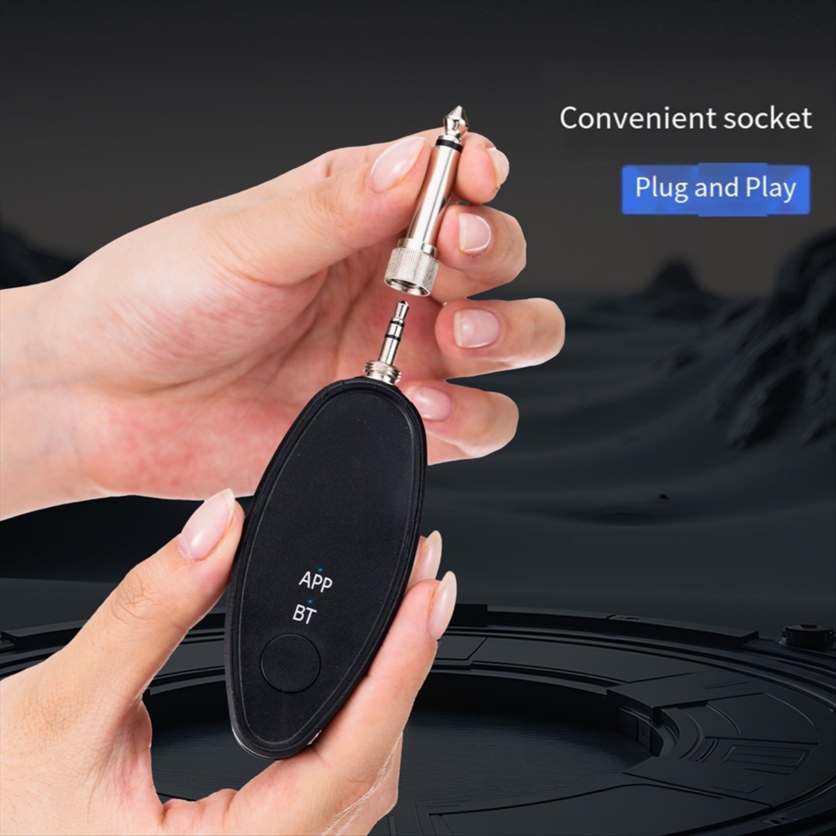 Audio Receiver Adapter 3.5/6.5 - Audio And Music Splitter ulasan dan harga