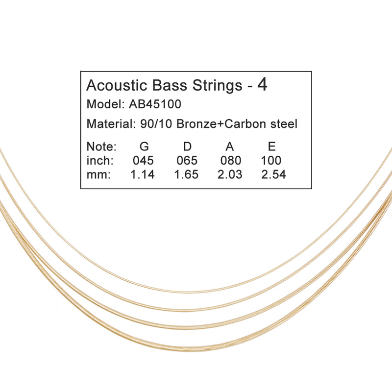 4 Strings Acoustic Bass  ANTI- - Bass Guitar Strings ulasan dan harga