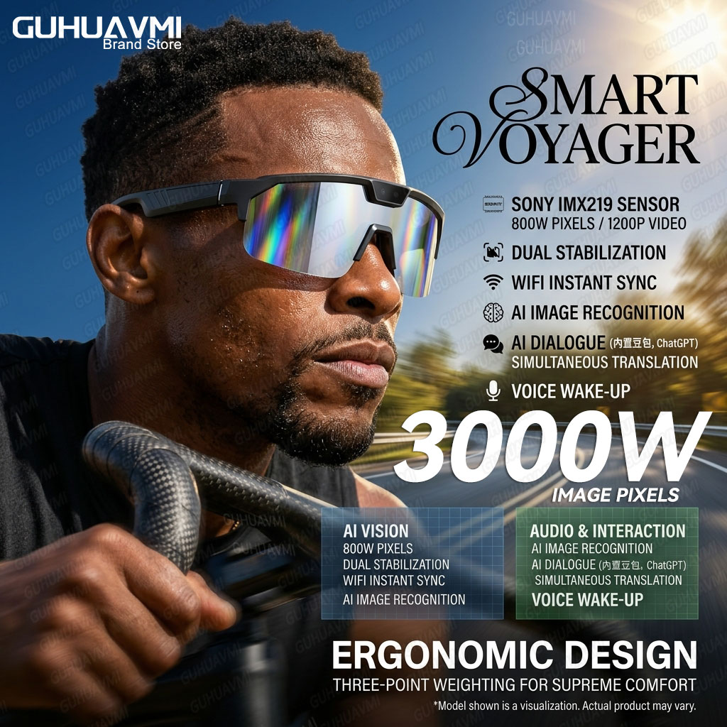 Photochromic Smart Glasses 120 - Audio Music Voice ulasan dan harga
