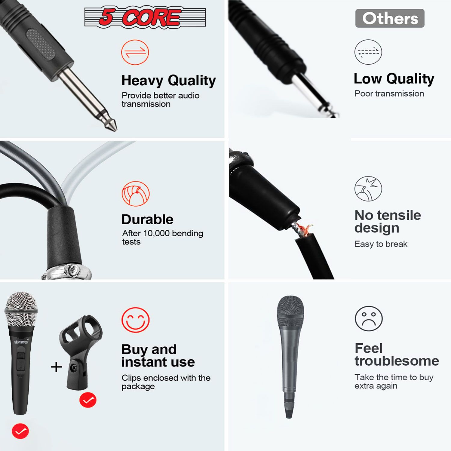 5 CORE Microphone Dynamic Voca - Xlr Microphone Condenser ulasan dan harga