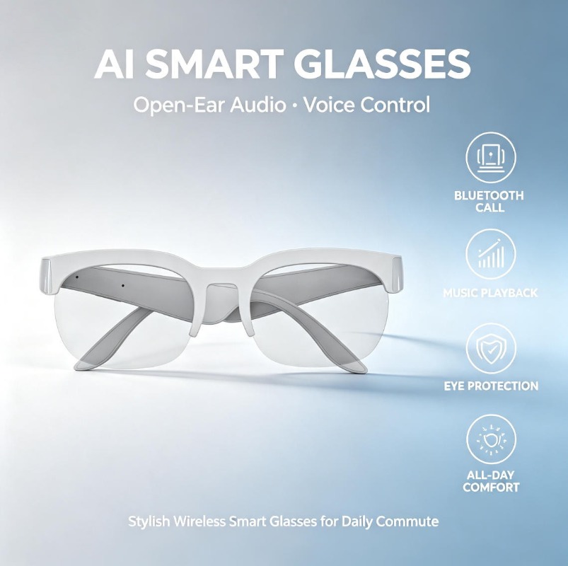 2026 Smart Audio Sunglasses Bl - Audio Music Voice ulasan dan harga