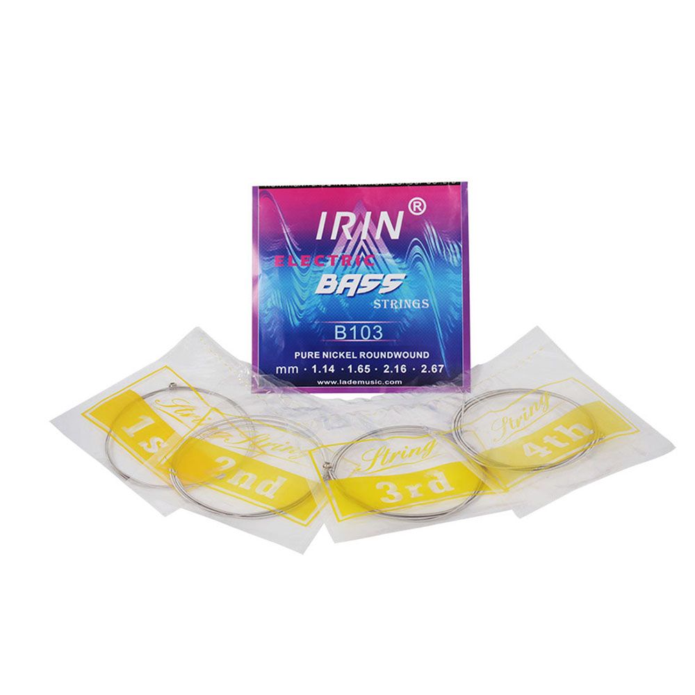 IRIN 4Pcs  4-String Bass Guita - Bass Guitar Strings ulasan dan harga
