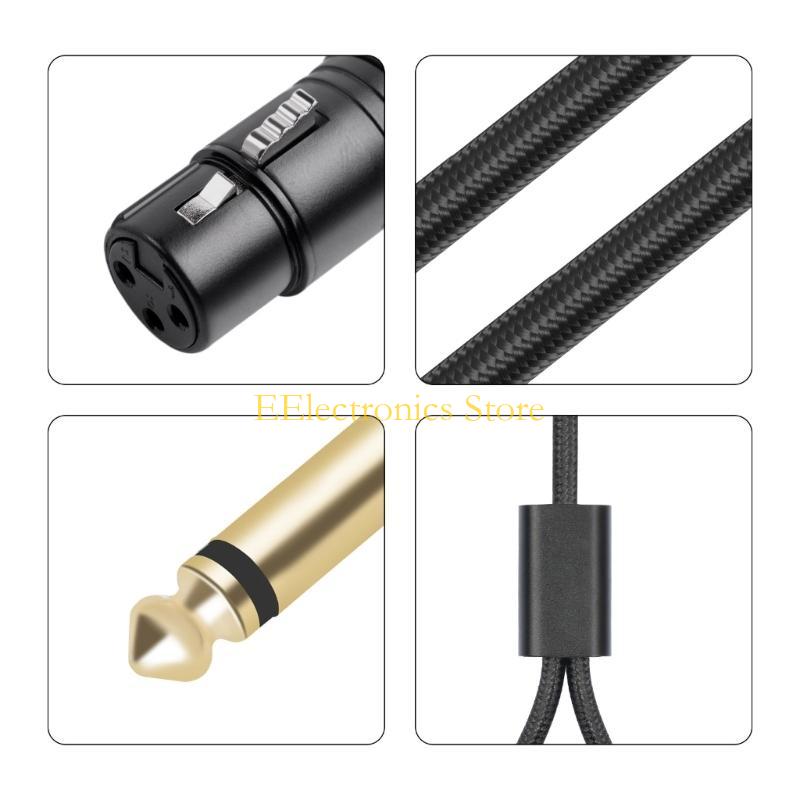 B03C 2x6.35mm 1/4inch to 3Pin  - Audio And Music Splitter ulasan dan harga