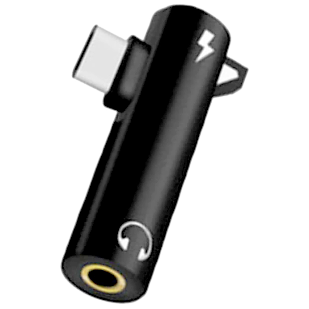 Type-C Audio Adapter Hook Call - Audio And Music Splitter ulasan dan harga