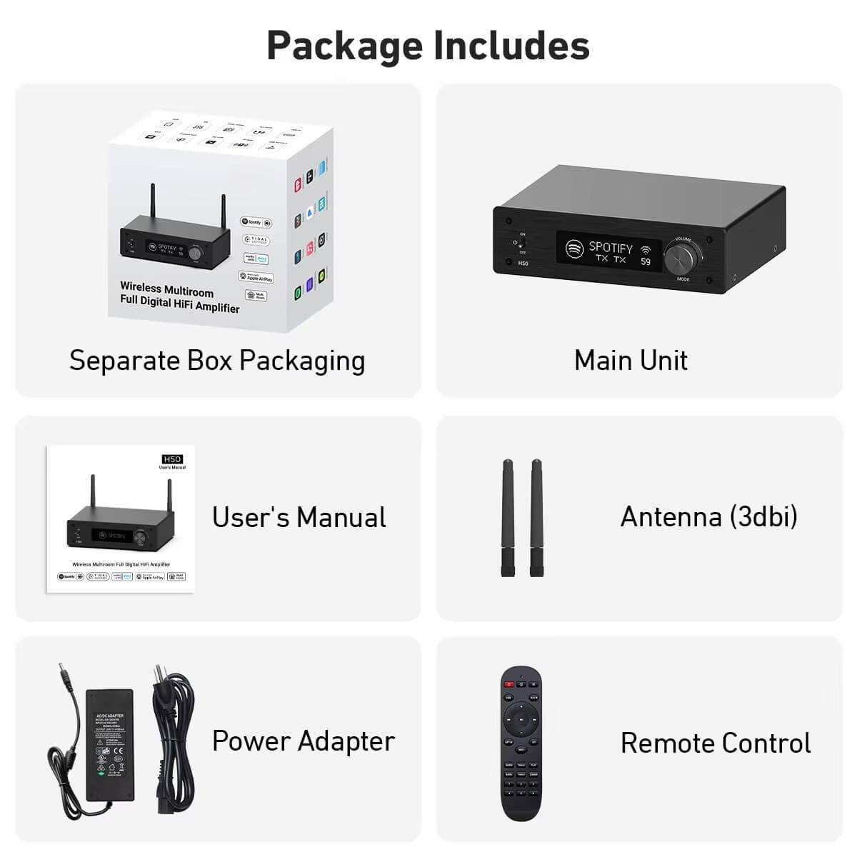 50Wx2 Wireless AirPlay2 HDMI A - Audio Music Google ulasan dan harga