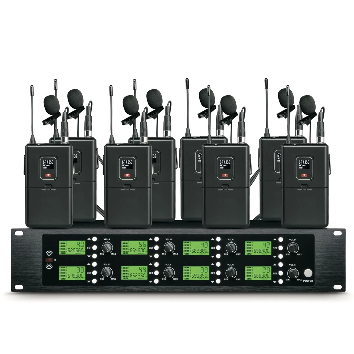 Raptor-F22 8 Ways Wireless Con - Xlr Microphone Condenser ulasan dan harga