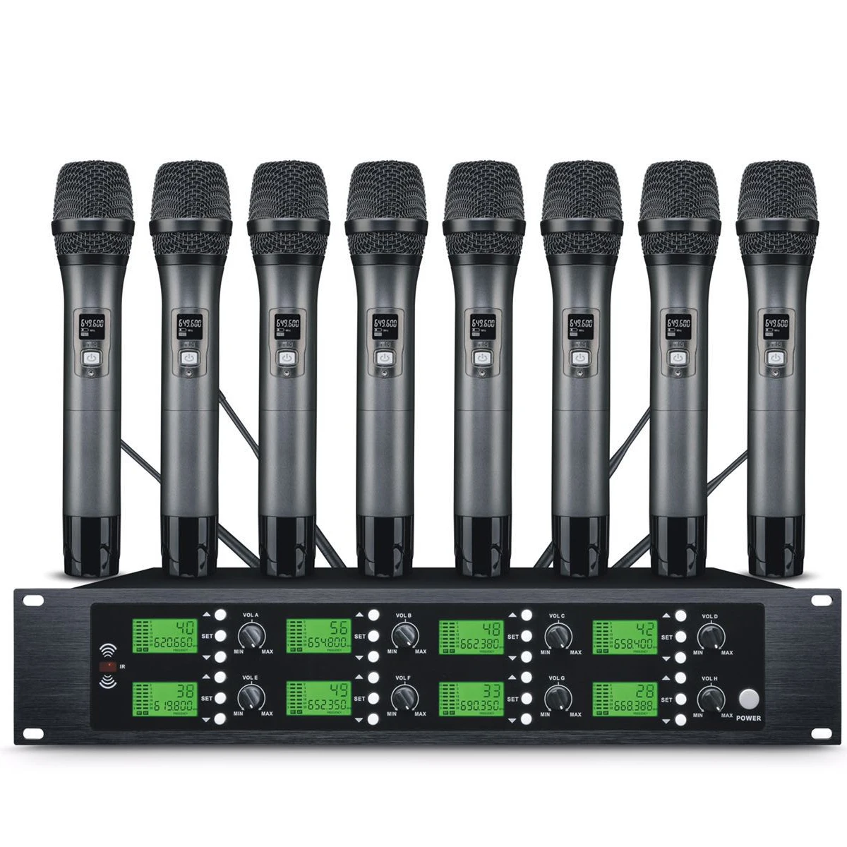 Raptor-F22 8 Ways Wireless Con - Xlr Microphone Condenser ulasan dan harga