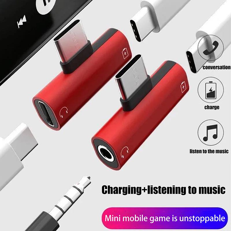 USB Type-C To 3.5 Mm Headphone - Audio And Music Splitter ulasan dan harga