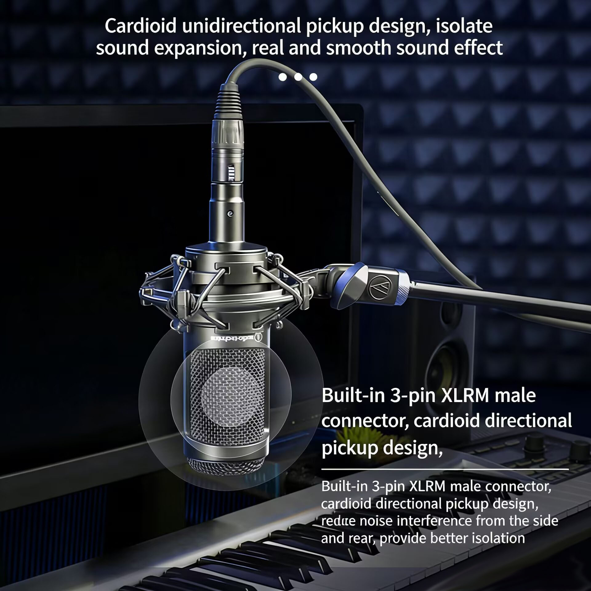 Original Audio-Technica AT2035 - Xlr Microphone Condenser ulasan dan harga