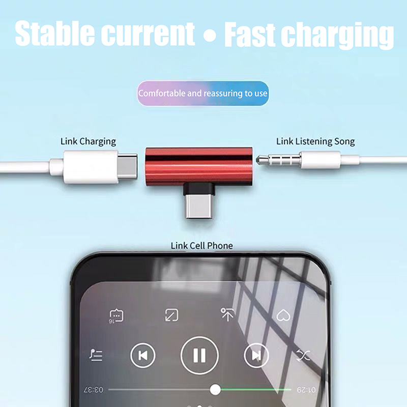 USB Type-C To 3.5 Mm Headphone - Audio And Music Splitter ulasan dan harga