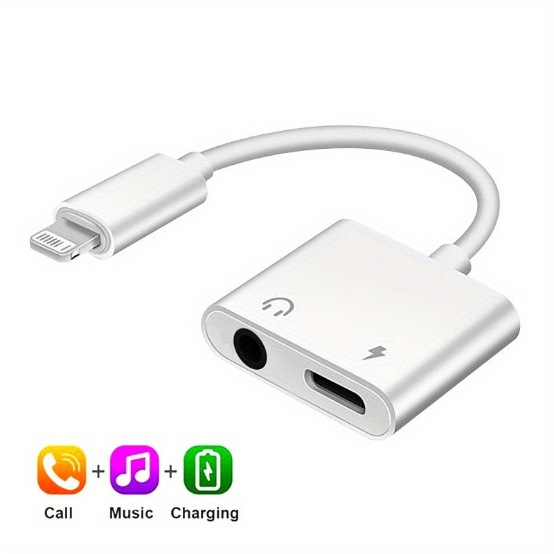Dual‑Port 2‑in‑1 Lightning Spl - Audio And Music Splitter ulasan dan harga