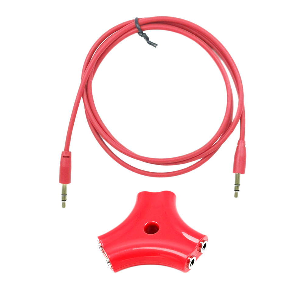 1 to 5 Way 3.5mm Headphone Spl - Audio And Music Splitter ulasan dan harga