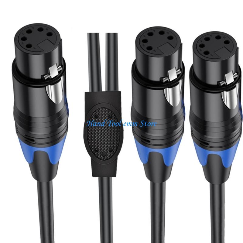 H37F Durability 5Pin XLR Y Spl - Audio And Music Splitter ulasan dan harga