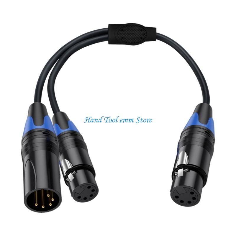 H37F Durability 5Pin XLR Y Spl - Audio And Music Splitter ulasan dan harga