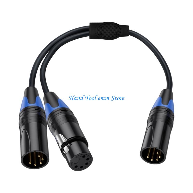 H37F Durability 5Pin XLR Y Spl - Audio And Music Splitter ulasan dan harga
