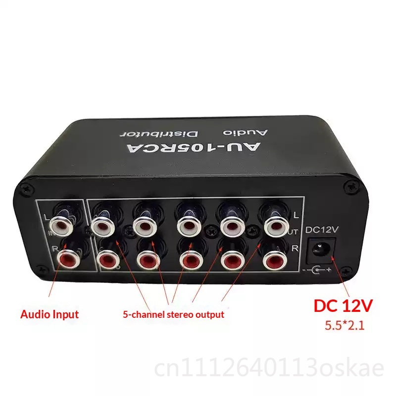 Two-channel audio RCA splitter - Audio And Music Splitter ulasan dan harga