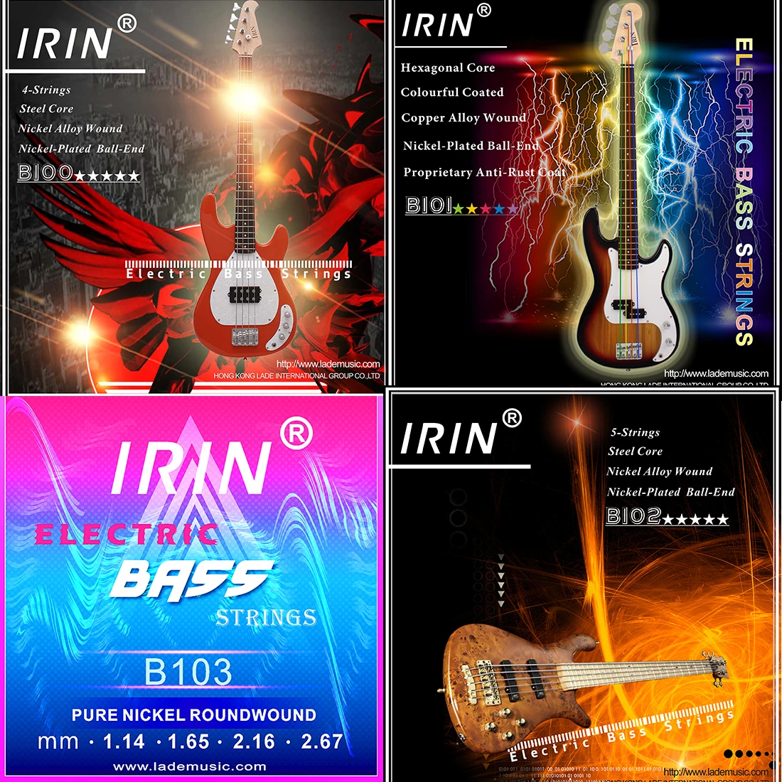 IRIN Electric Bass Strings Pro - Bass Guitar Strings ulasan dan harga