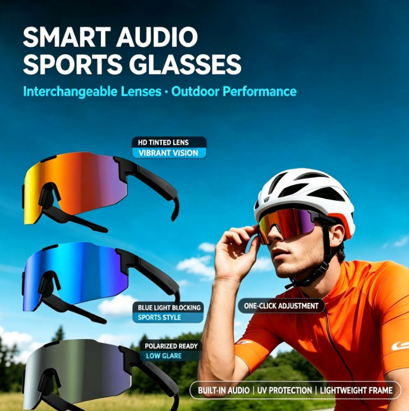 Smart Audio Sports Sunglasses  - Audio Music Voice ulasan dan harga